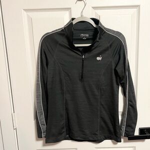 Womens Masters Tech active Pullover 1/4 Zip black size small